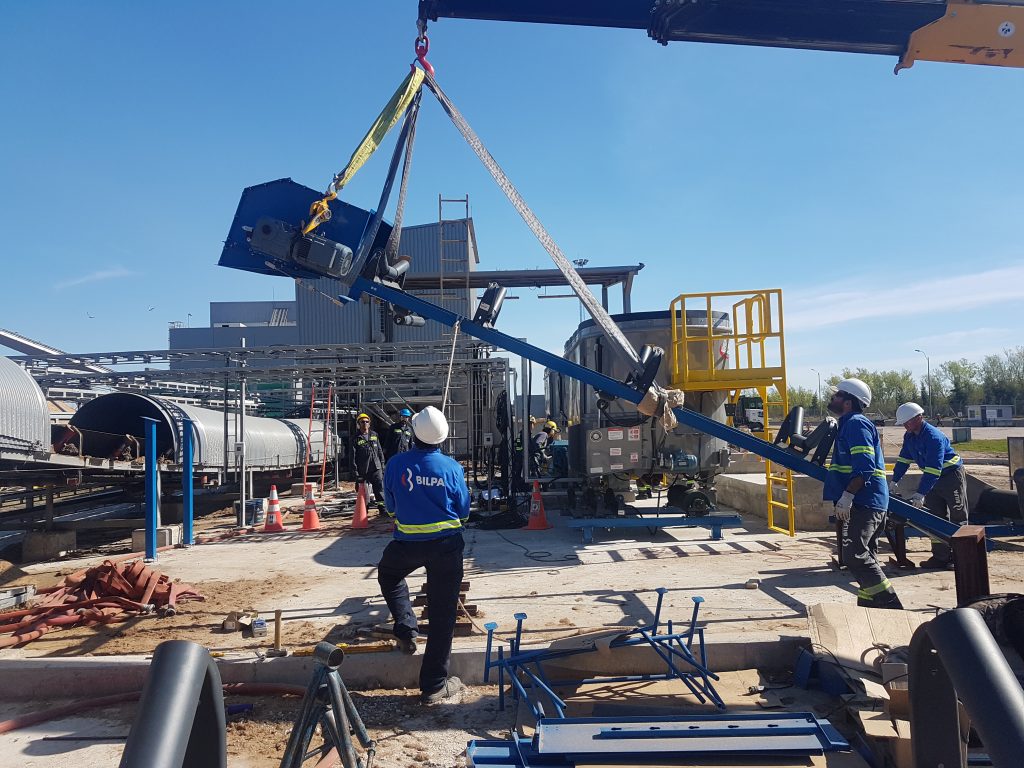 Transportador de materiales a granel